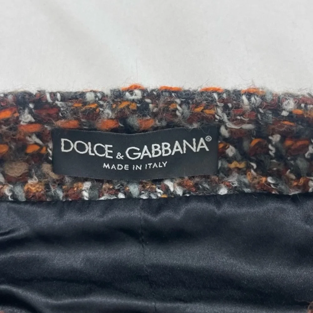 Dolce & Gabbana Multicolor Tweed Teddy Jacket - Picture 4 of 6